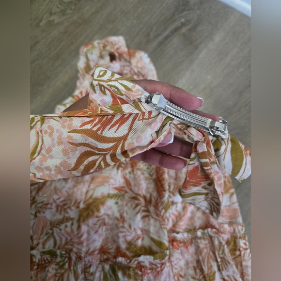 Rachel Zoe Orange and Green Floral Dress - Picture 11 of 11